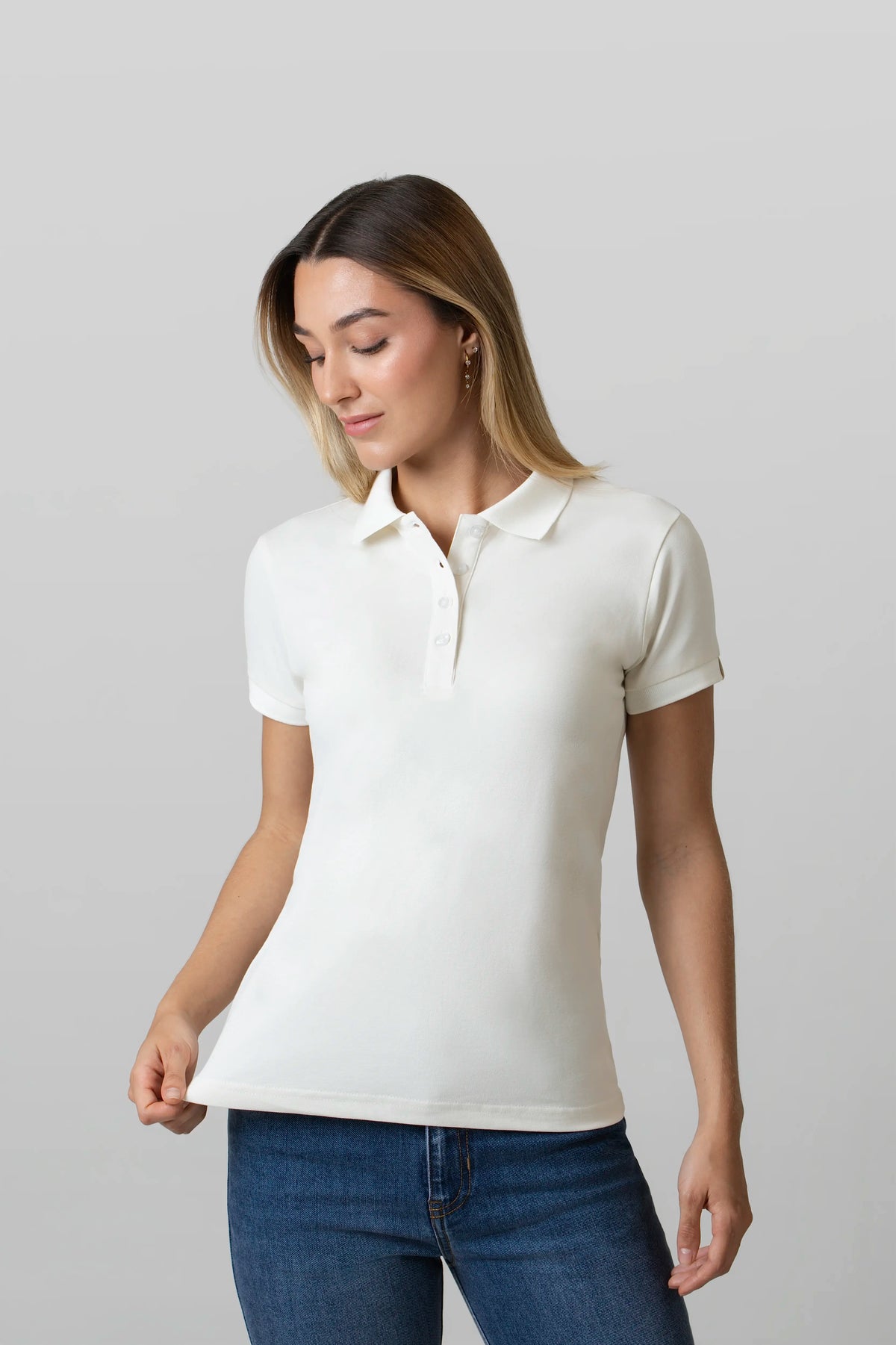 POLO SLIM COLOR IVORY