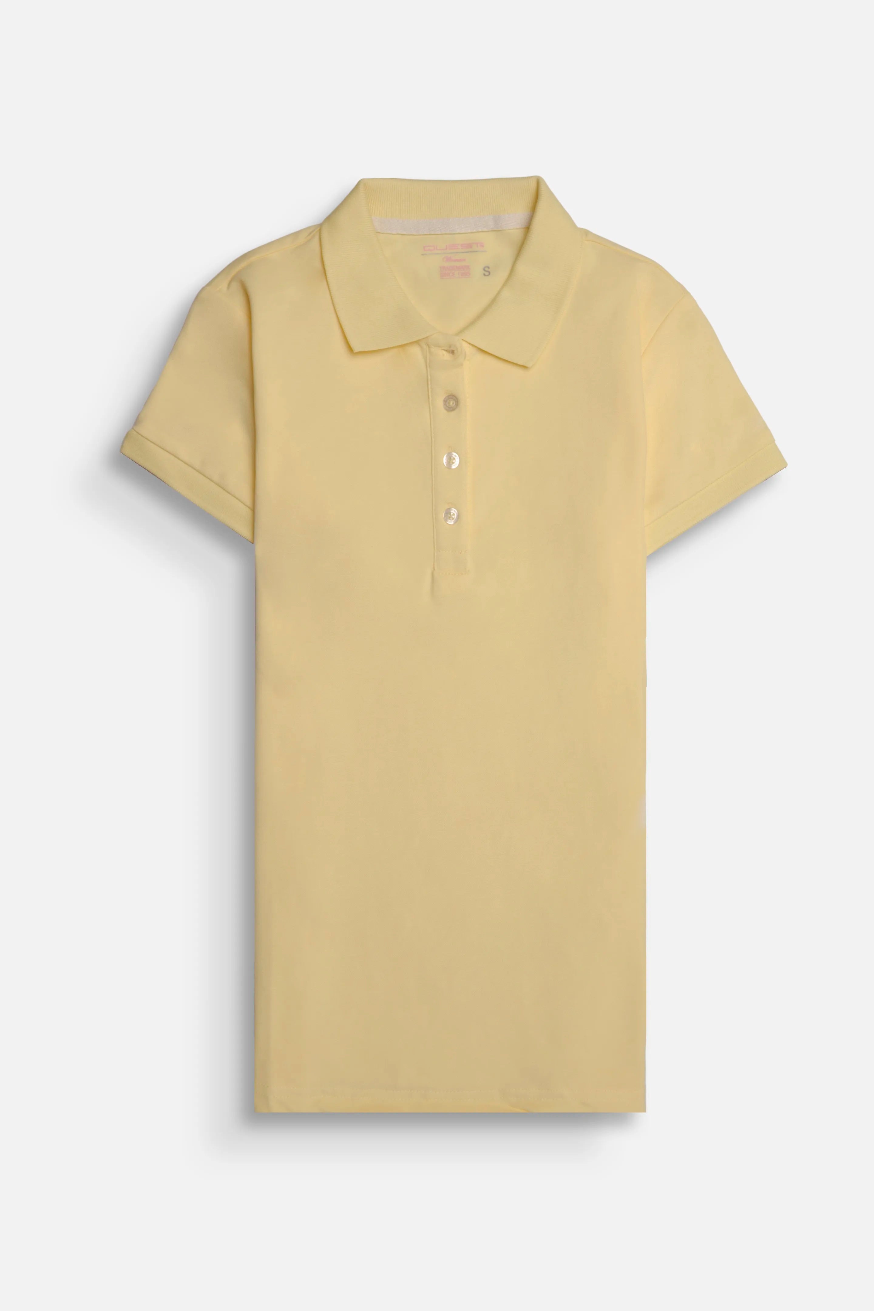 POLO SLIM COLOR BANANA PALIDO