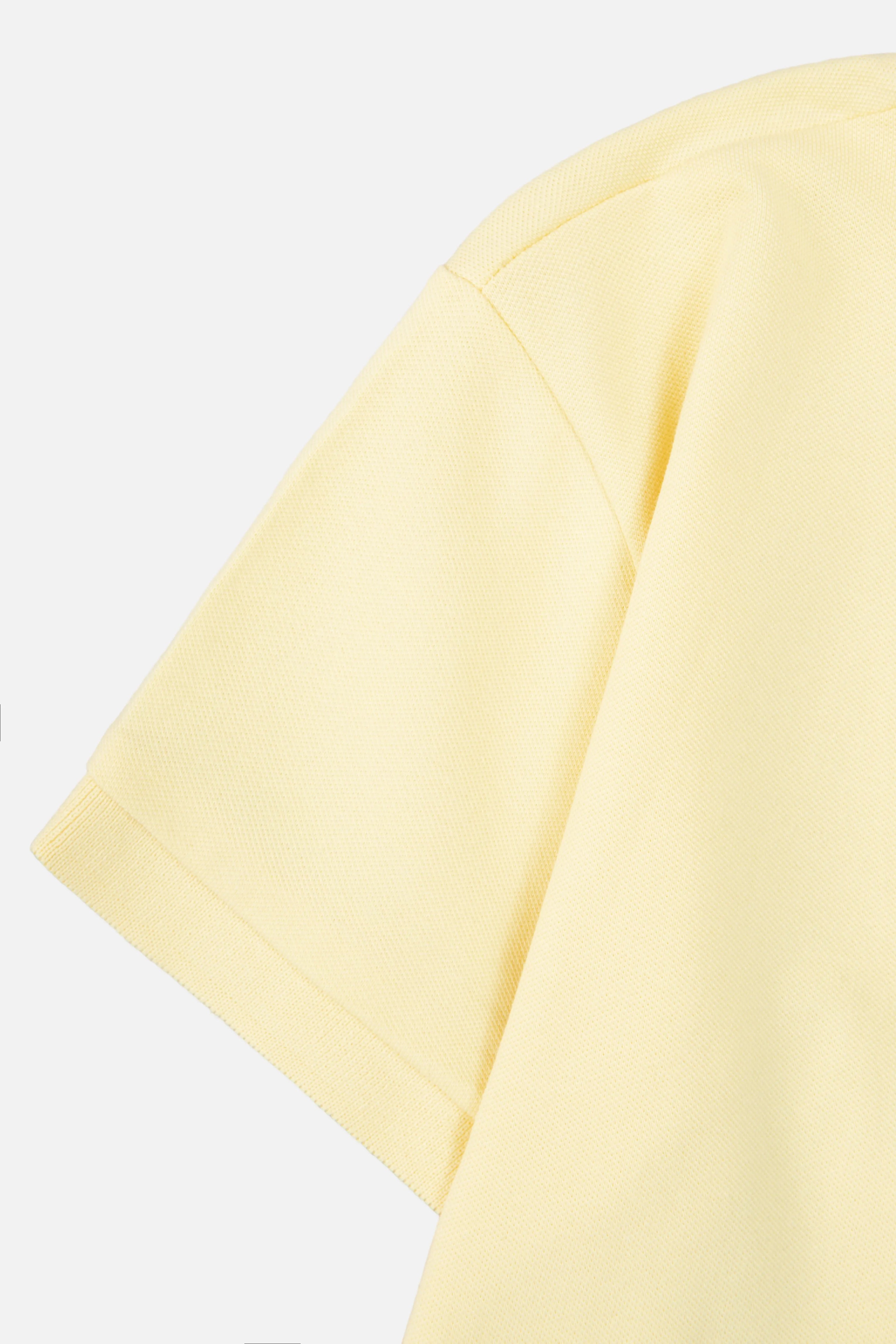 POLO SLIM COLOR BANANA PALIDO