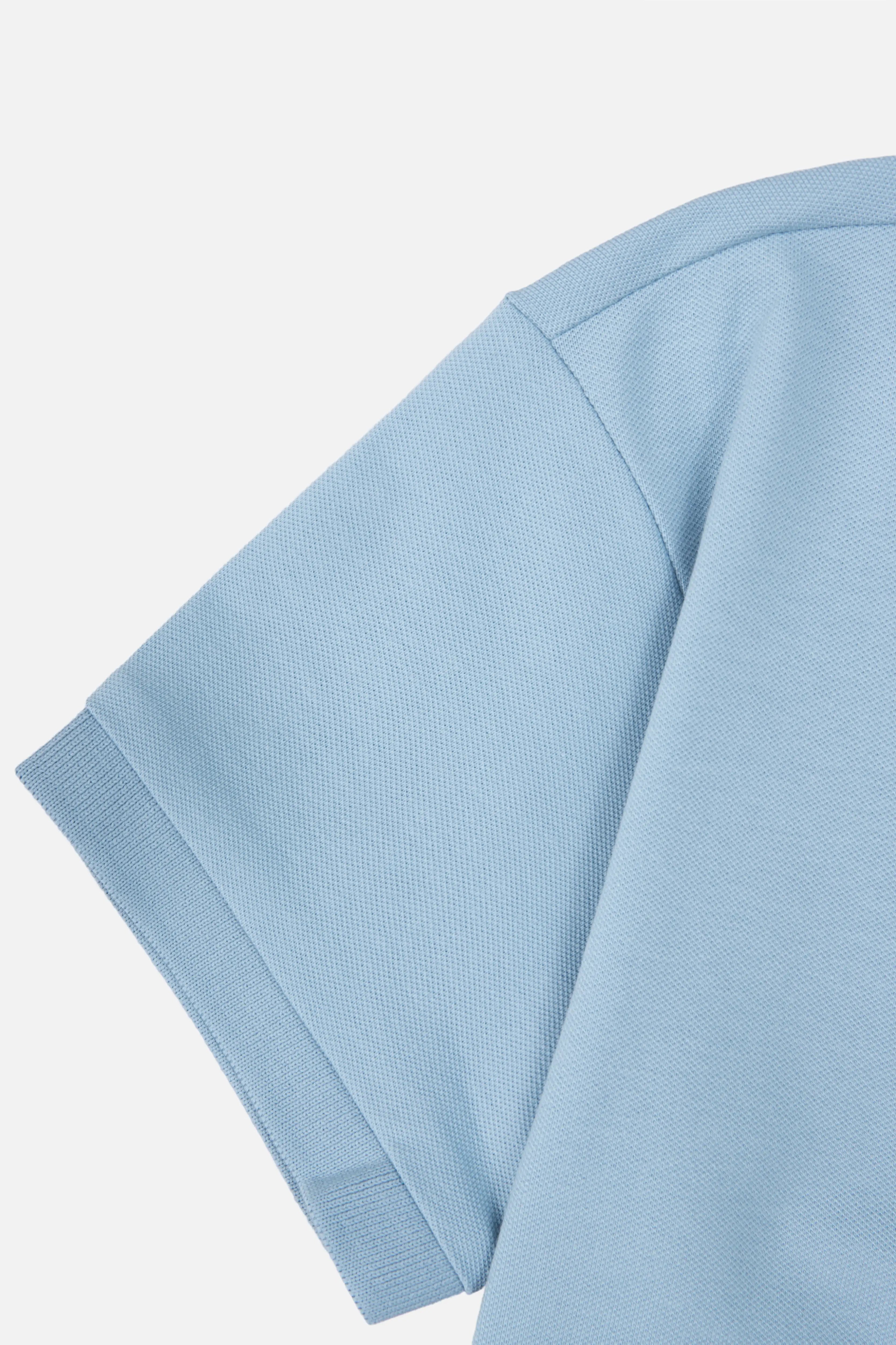 POLO SLIM COLOR AZUL GLACIAR