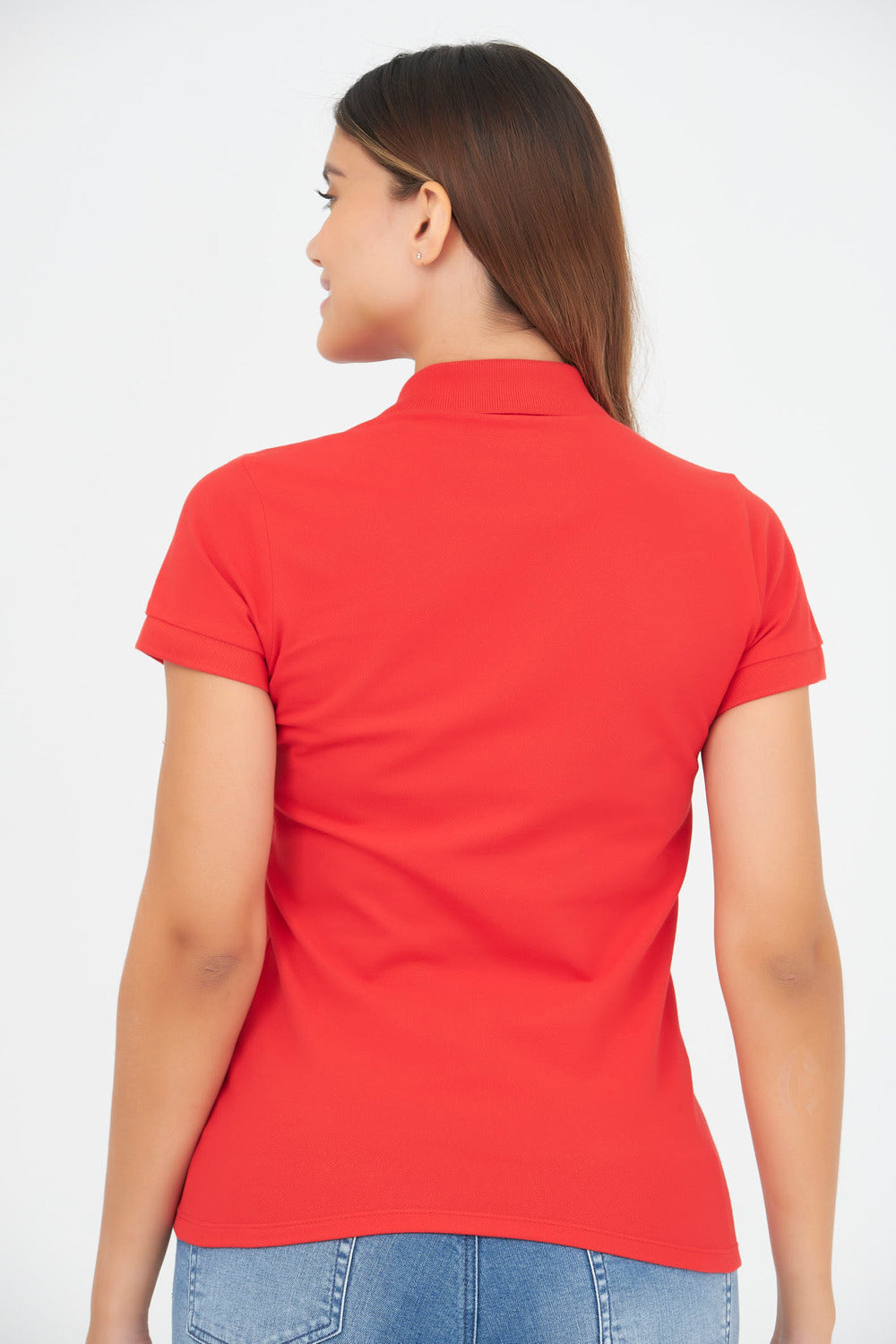 POLO SLIM COLOR ROJO CEREZA