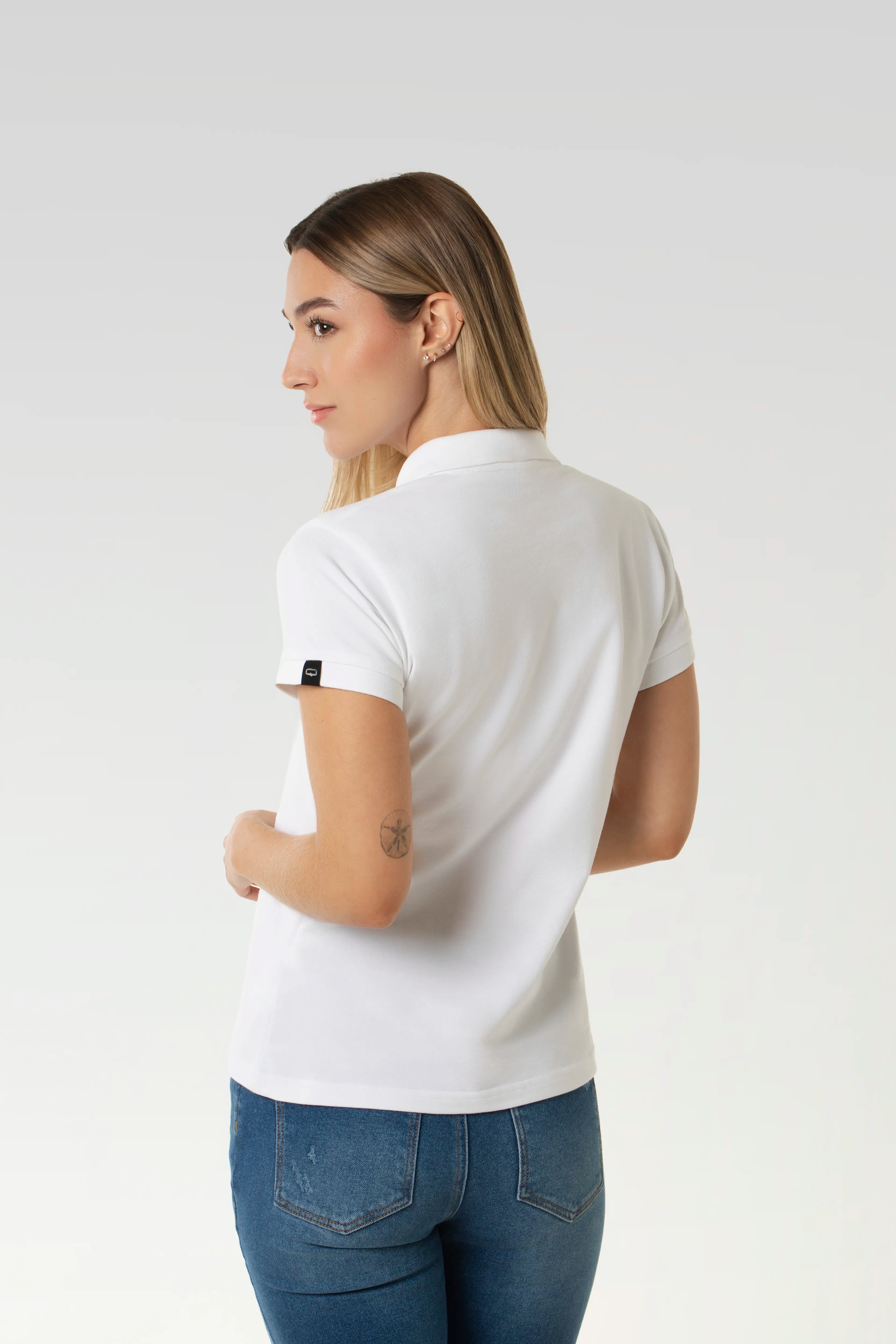 POLO SLIM COLOR BLANCO
