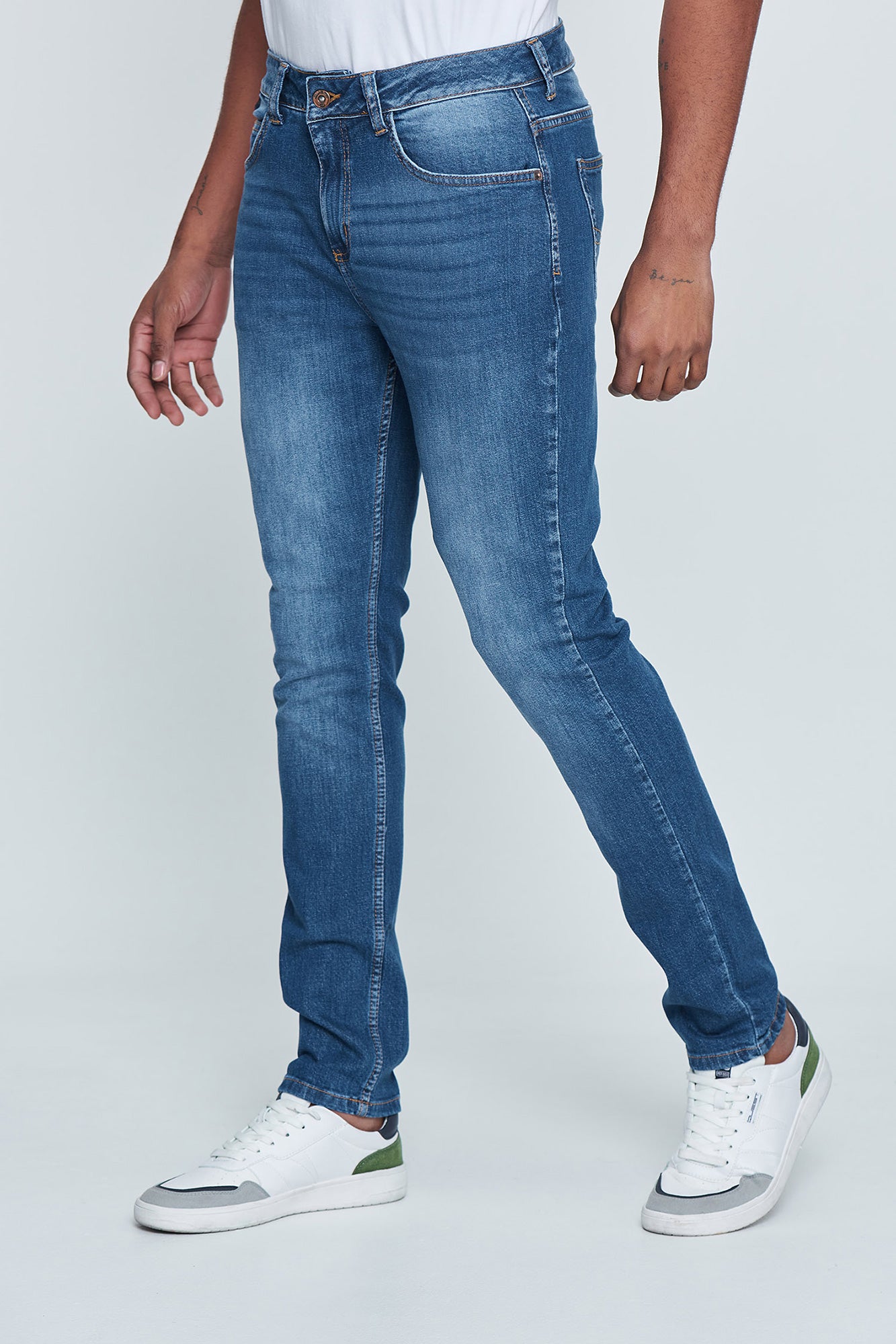 JEAN 5 BOLSILLOS COLOR AZUL INDUSTRY