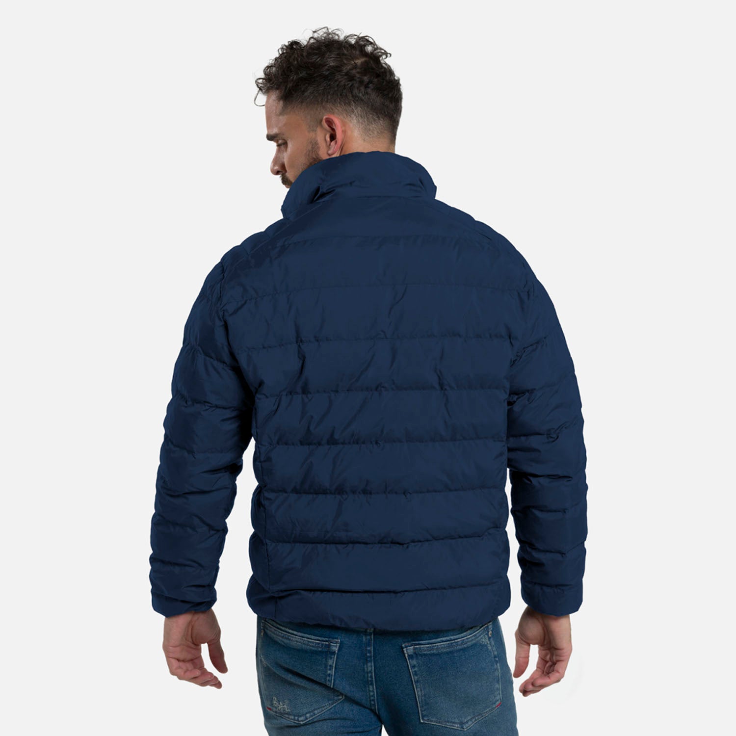 CHAQUETA ACOLCHADA COLOR AZUL OSCURO