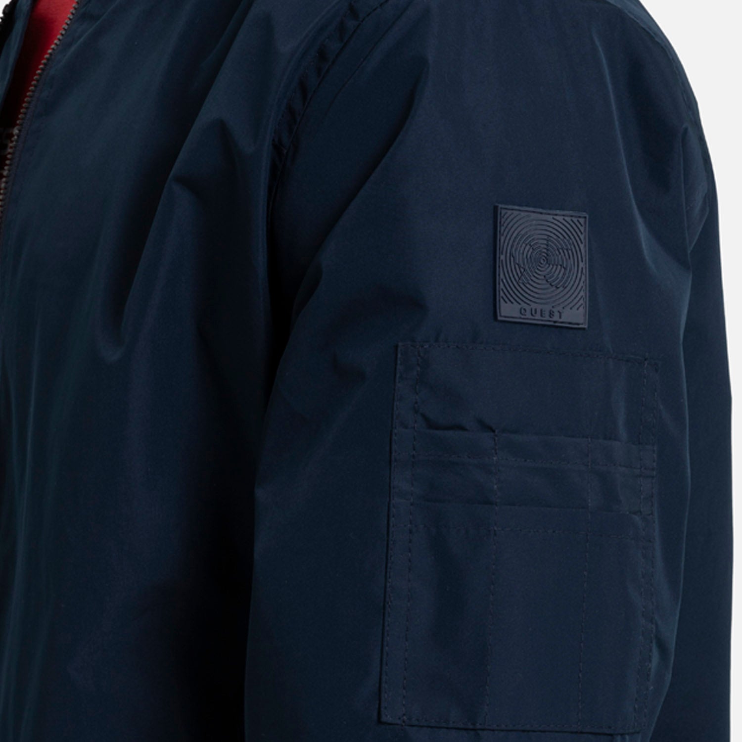 CHAQUETA BOMBER COLOR AZUL OSCURO