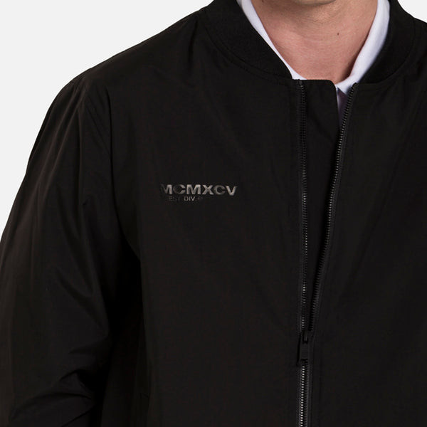 CHAQUETA BOMBER COLOR NEGRO