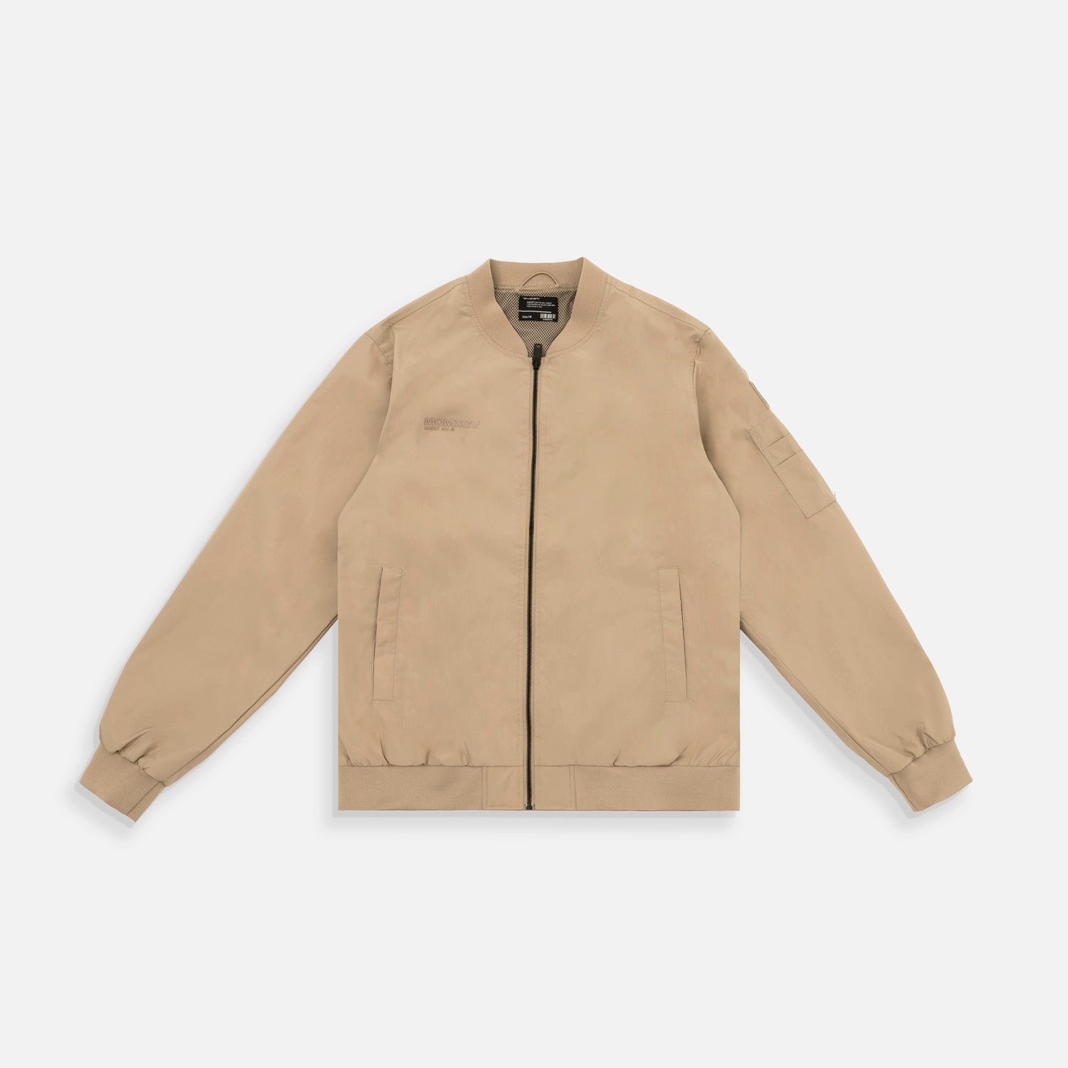 CHAQUETA BOMBER COLOR TAUPE