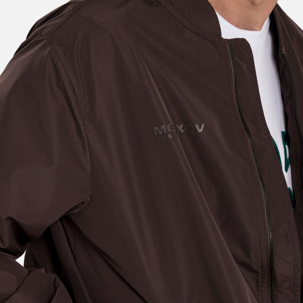 CHAQUETA BOMBER COLOR BRUNETTE