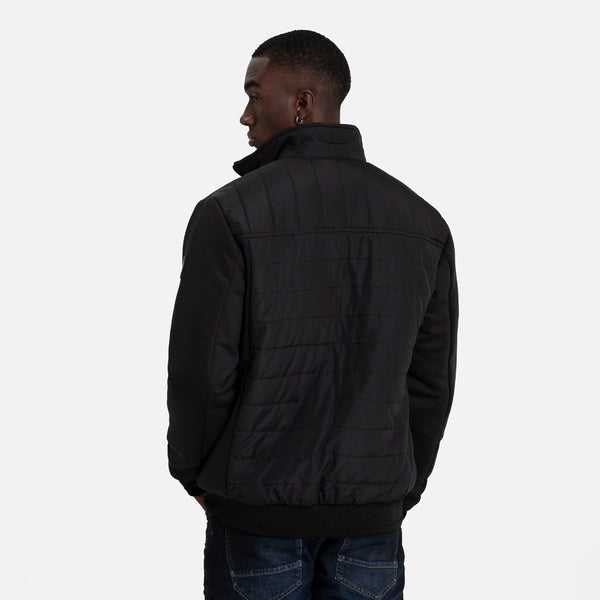 CHAQUETA ACOLCHADA COLOR NEGRO
