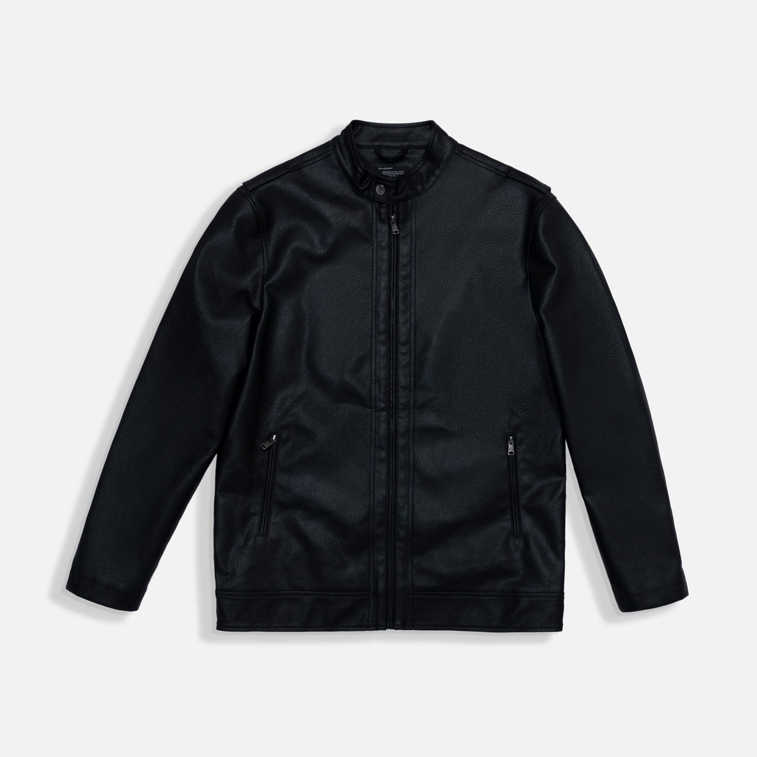 CHAQUETA BIKER COLOR NEGRO