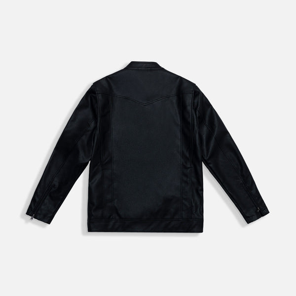 CHAQUETA BIKER COLOR NEGRO