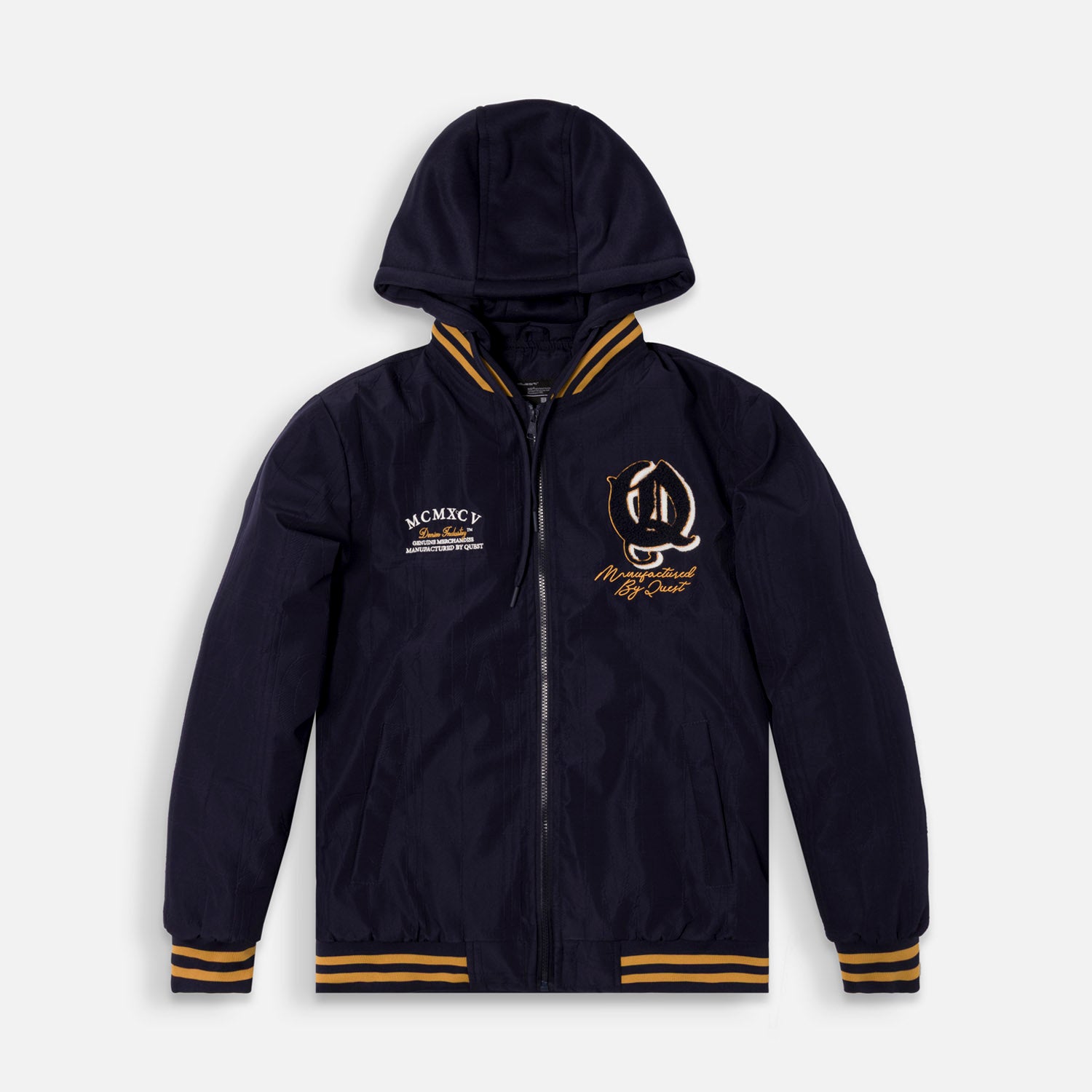 CHAQUETA BOMBER COLOR AZUL OSCURO