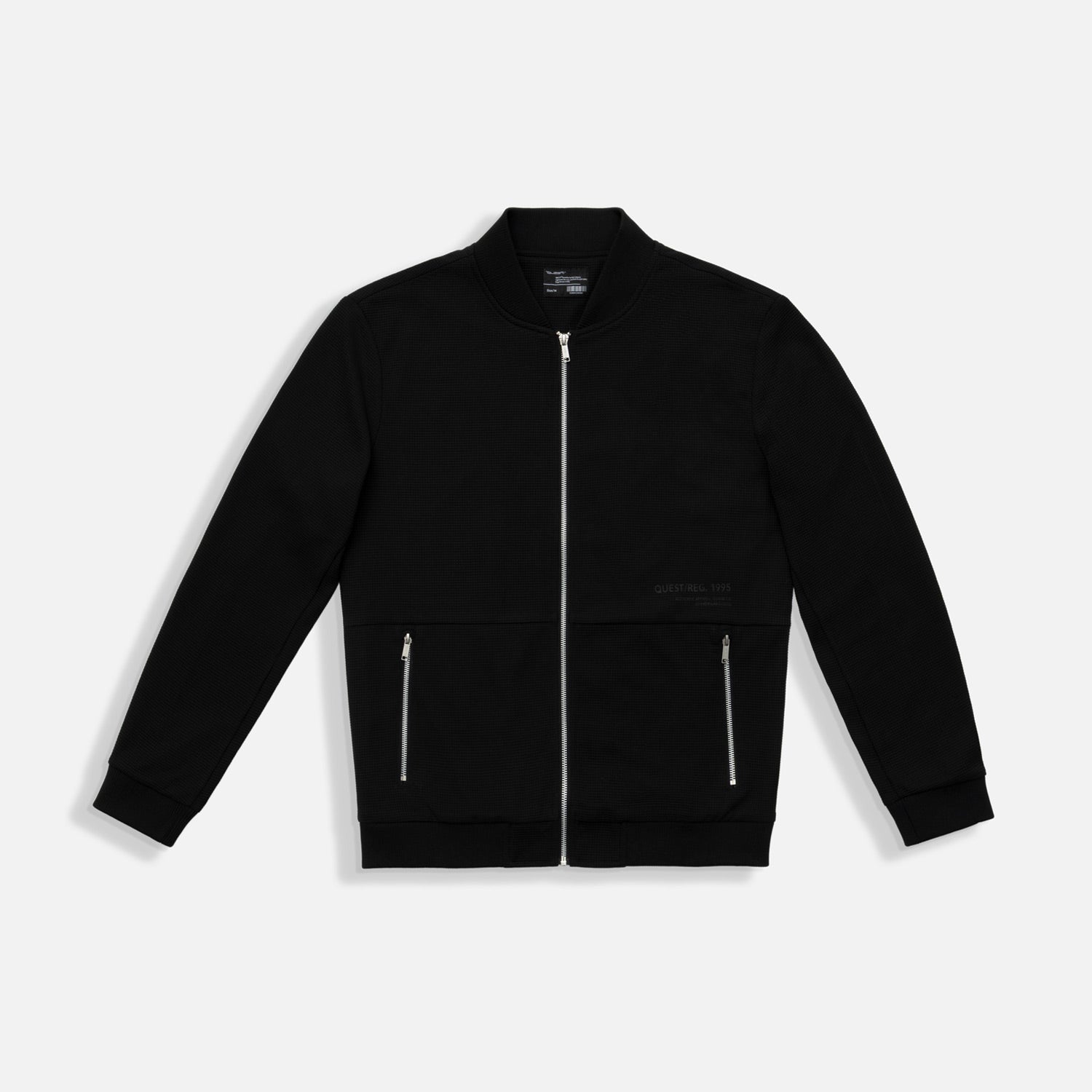 CHAQUETA BOMBER COLOR NEGRO