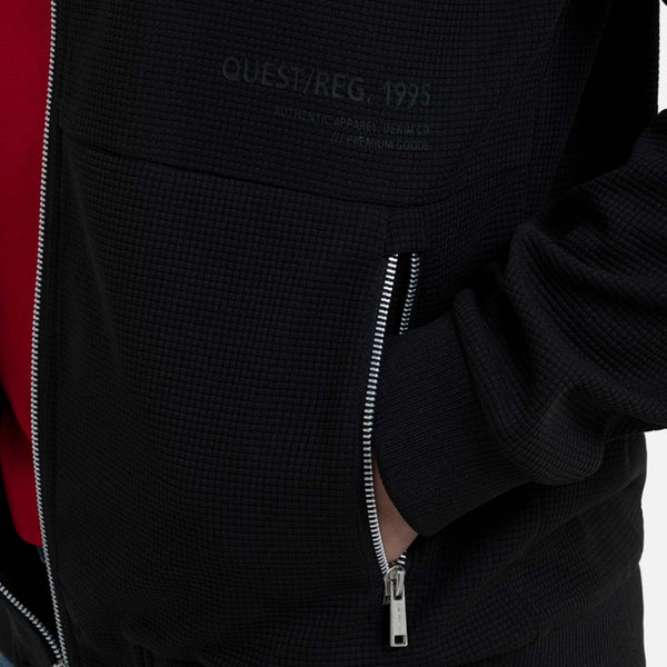CHAQUETA BOMBER COLOR NEGRO