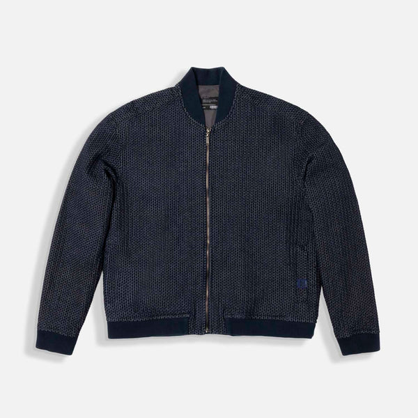 CHAQUETA BOMBER COLOR AZUL OSCURO