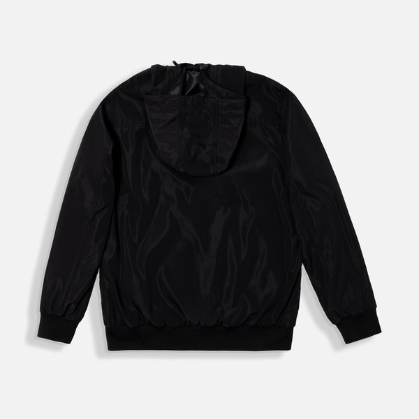CHAQUETA ROMPEVIENTOS COLOR NEGRO