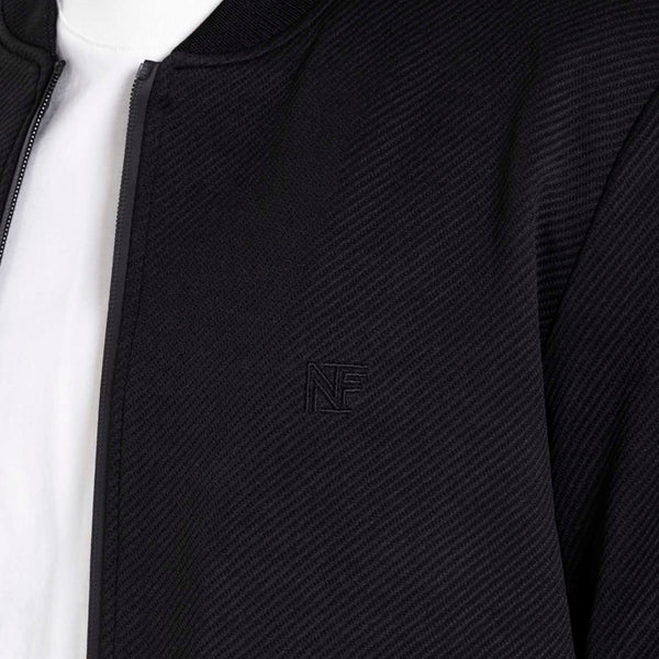 CHAQUETA BOMBER COLOR NEGRO