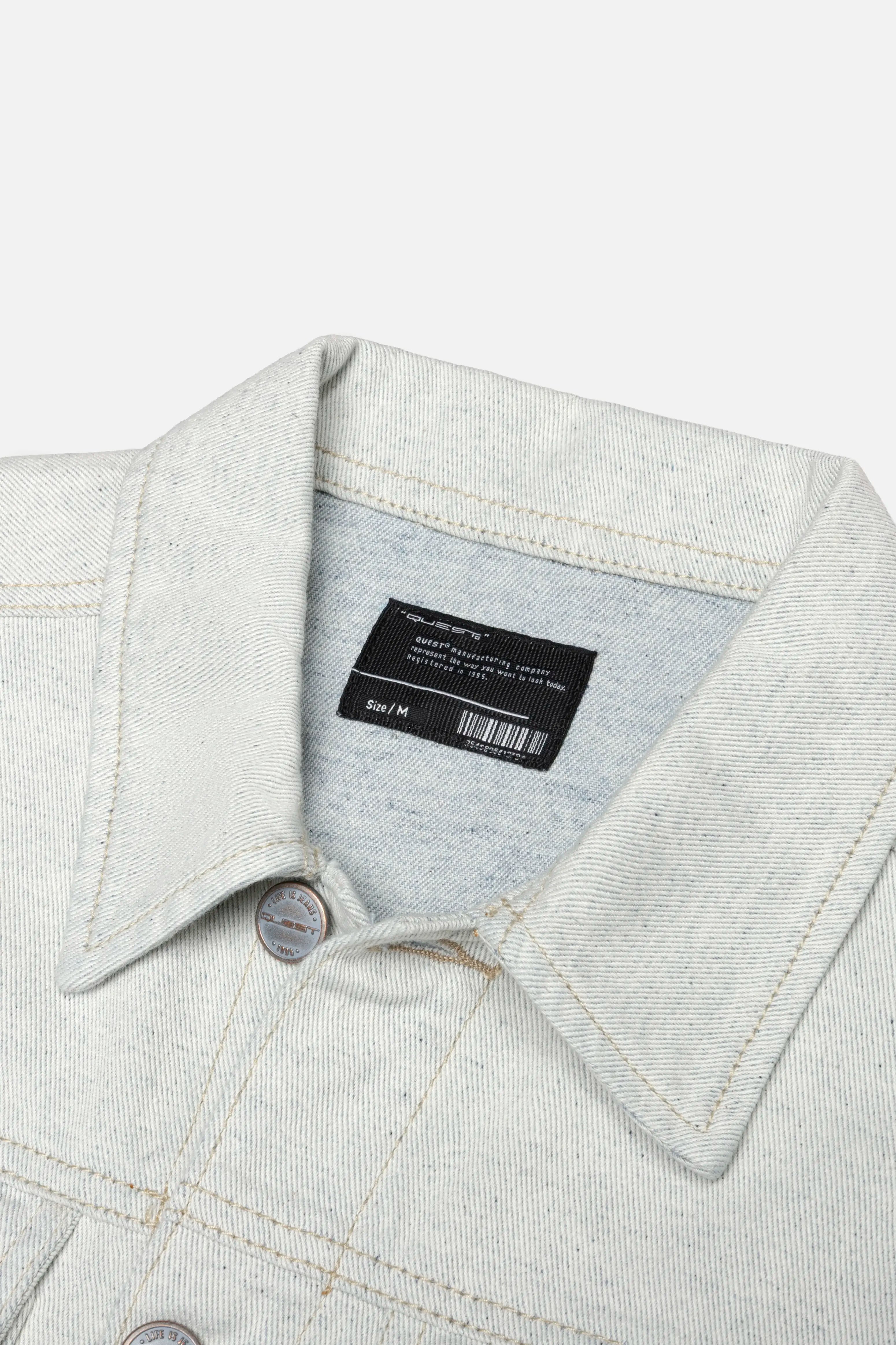 CHAQUETA TRUCKER COLOR AZUL MEDIO