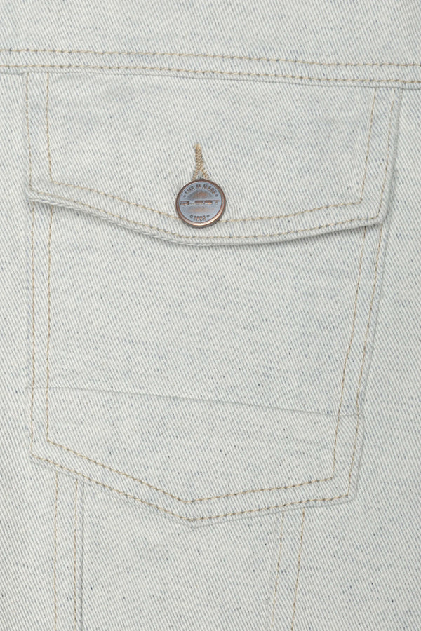 CHAQUETA TRUCKER COLOR AZUL MEDIO