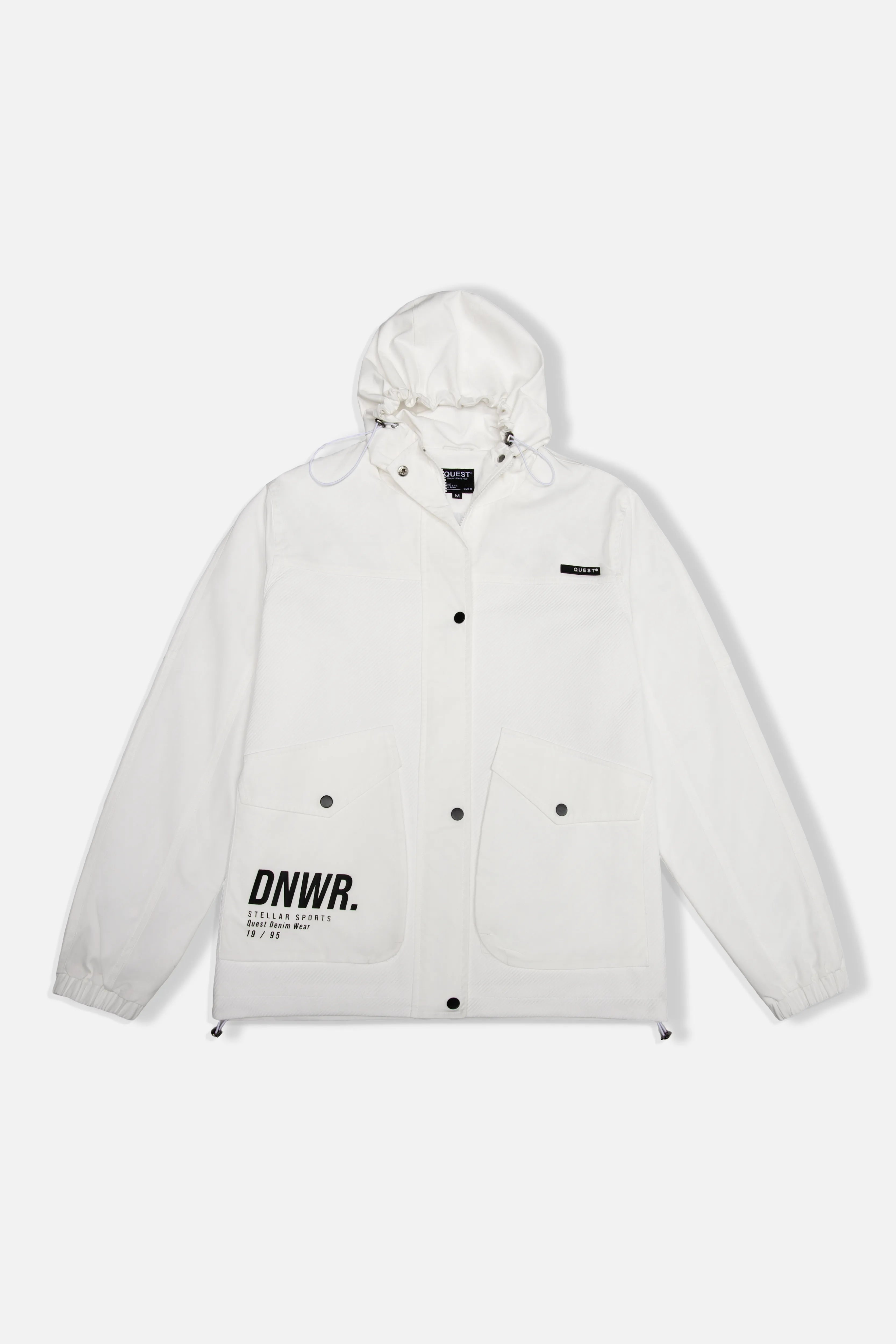 CHAQUETA PARKA COLOR BLANCO BLANCO
