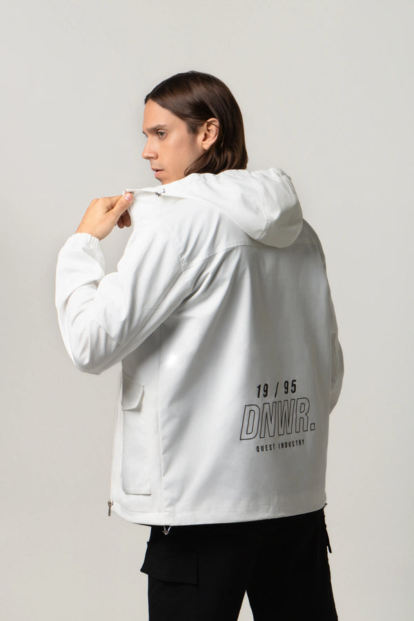 CHAQUETA PARKA COLOR BLANCO BLANCO