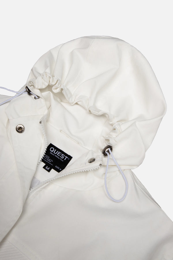 CHAQUETA PARKA COLOR BLANCO BLANCO
