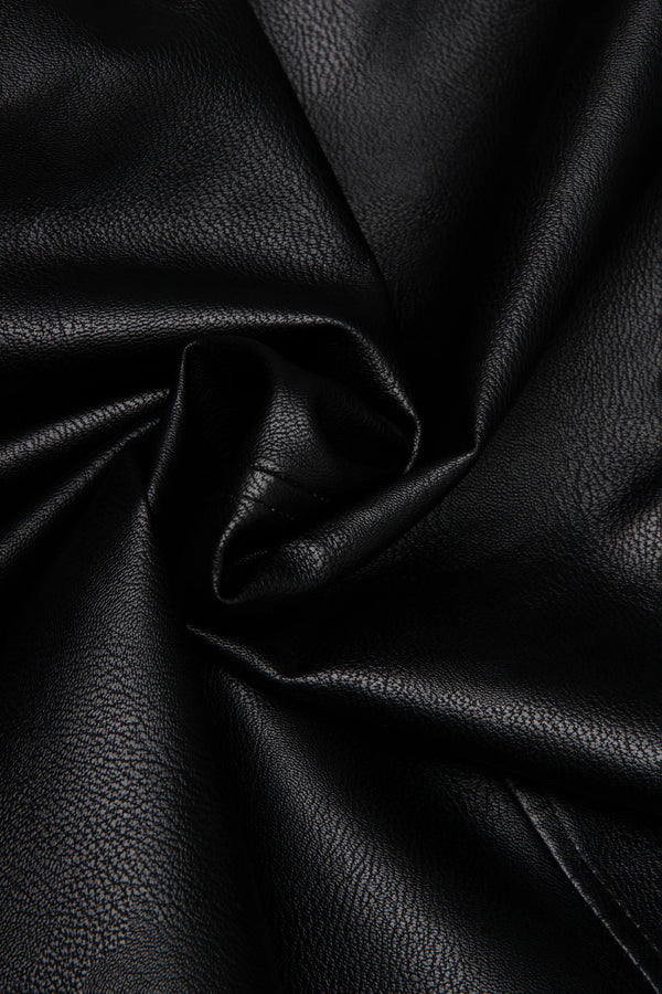 CHAQUETA BIKER COLOR NEGRO