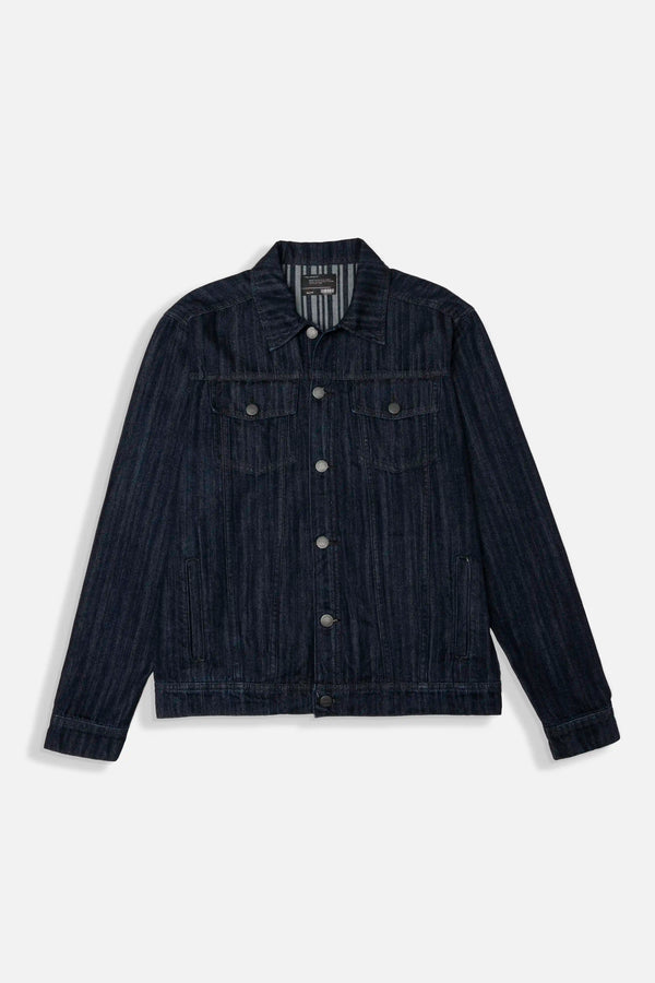 CHAQUETA TRUCKER COLOR AZUL INDUSTRY