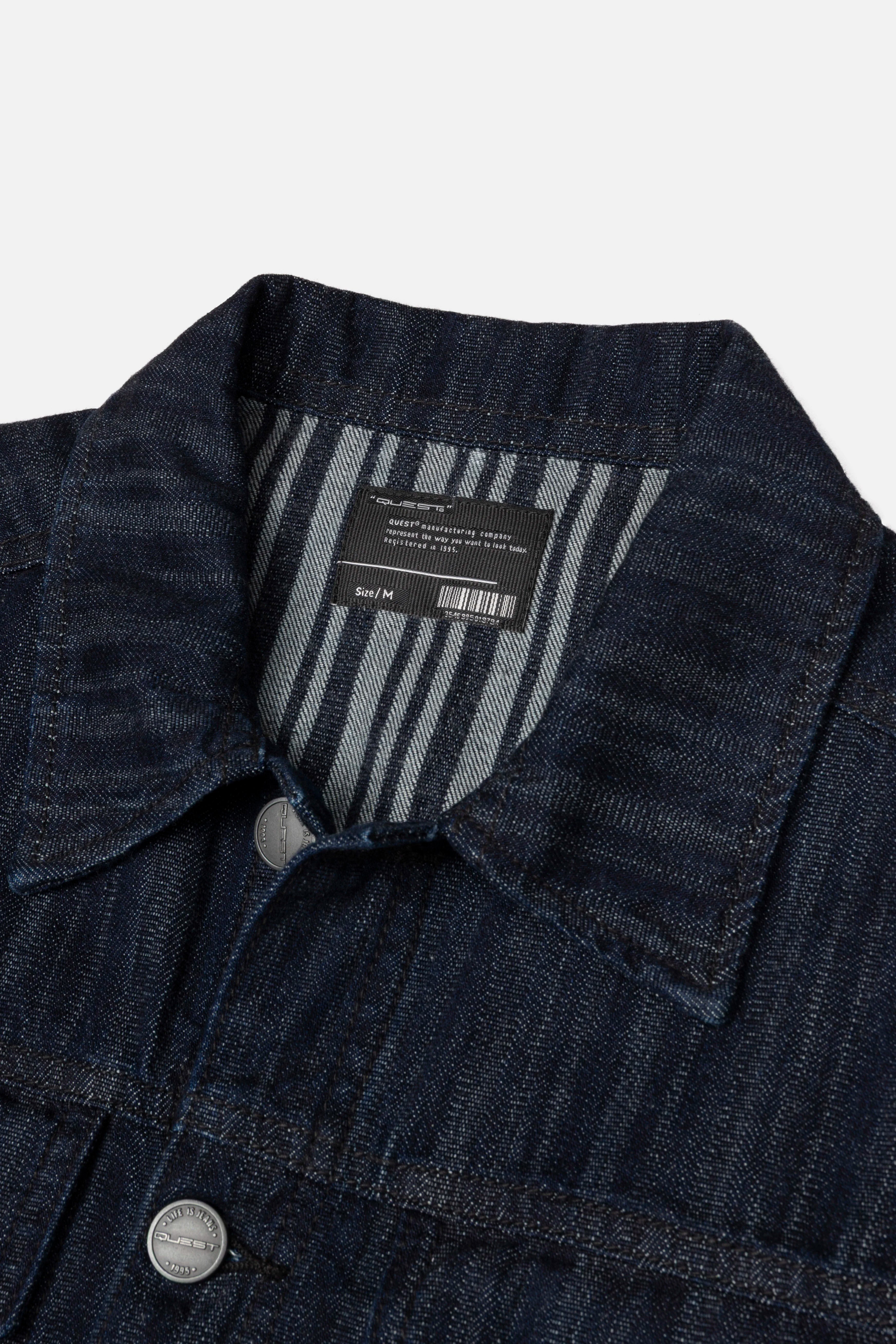 CHAQUETA TRUCKER COLOR AZUL INDUSTRY