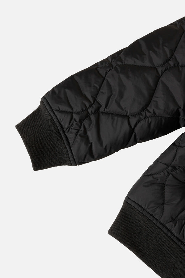 CHAQUETA BOMBER COLOR NEGRO