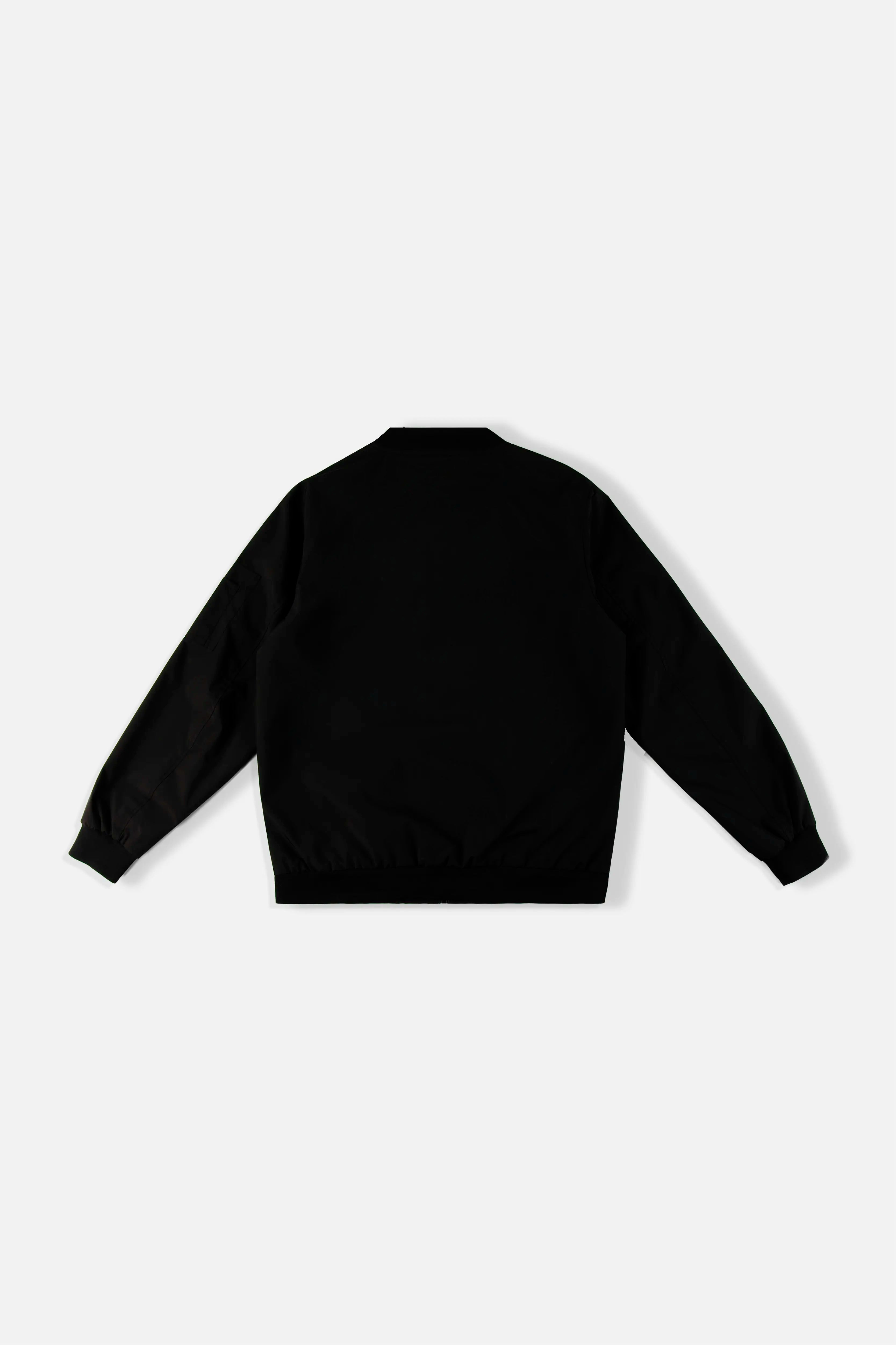CHAQUETA BOMBER COLOR NEGRO