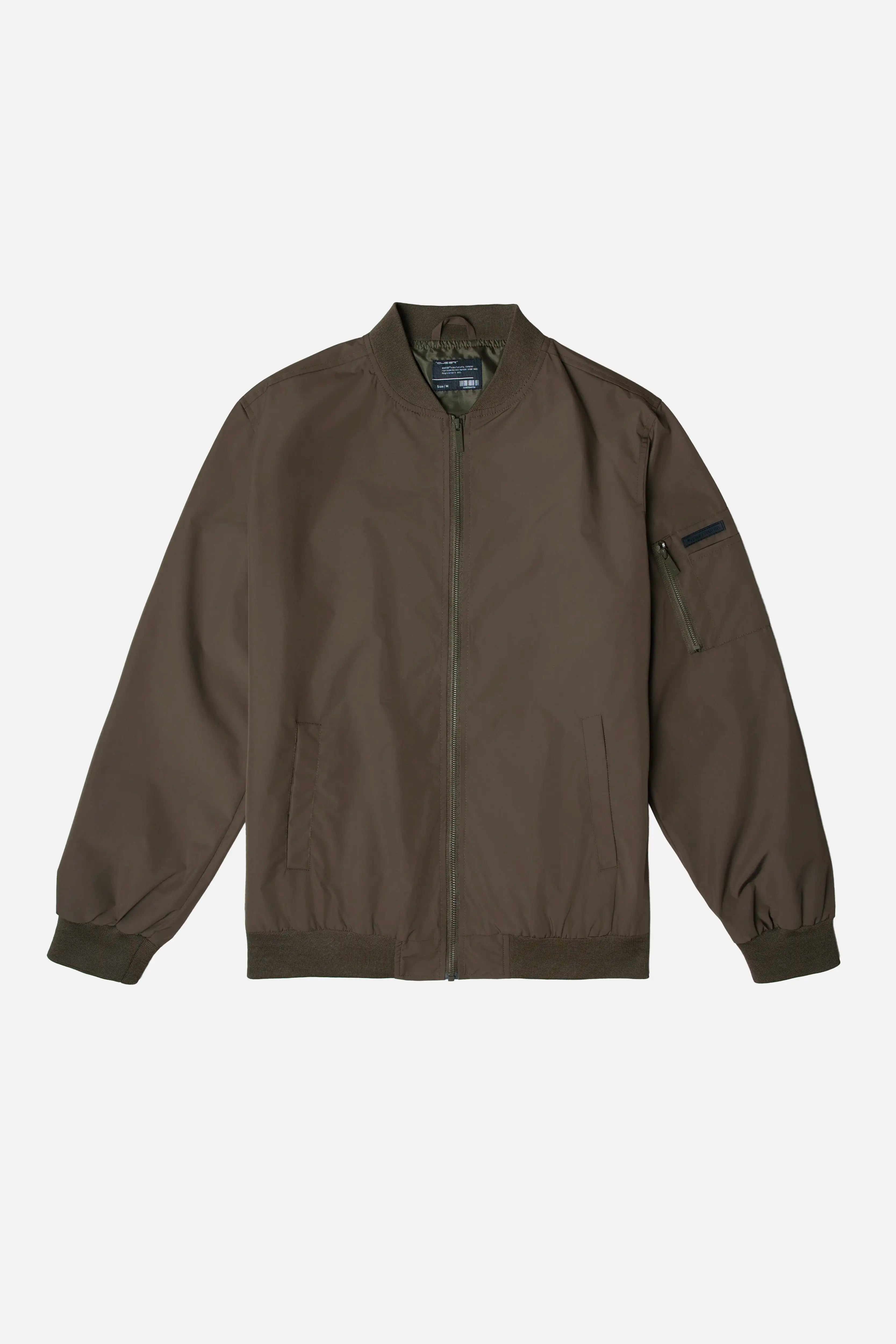 CHAQUETA BOMBER COLOR DARK OLIVA
