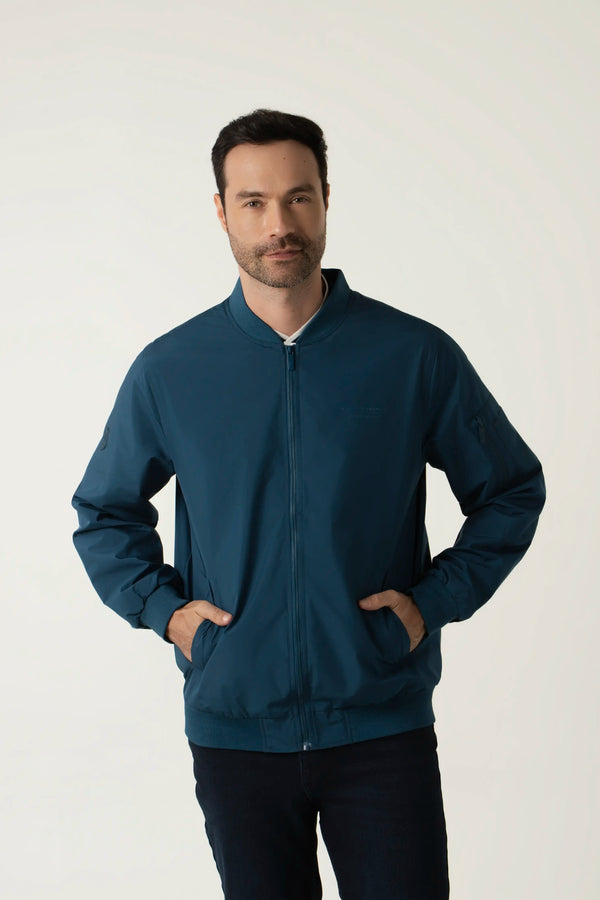 CHAQUETA BOMBER COLOR LEGION BLUE