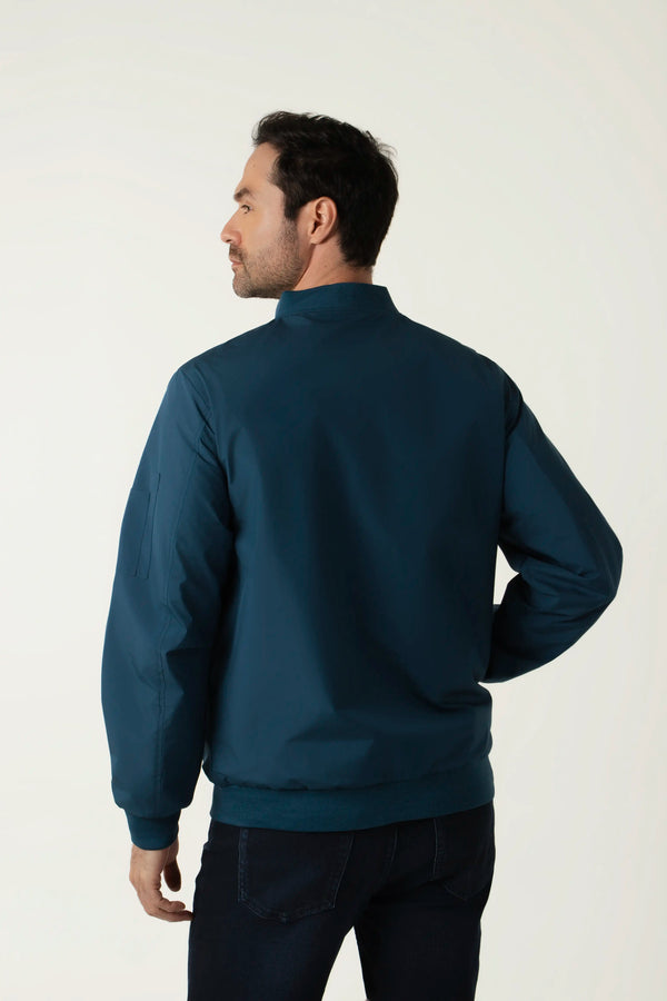 CHAQUETA BOMBER COLOR LEGION BLUE