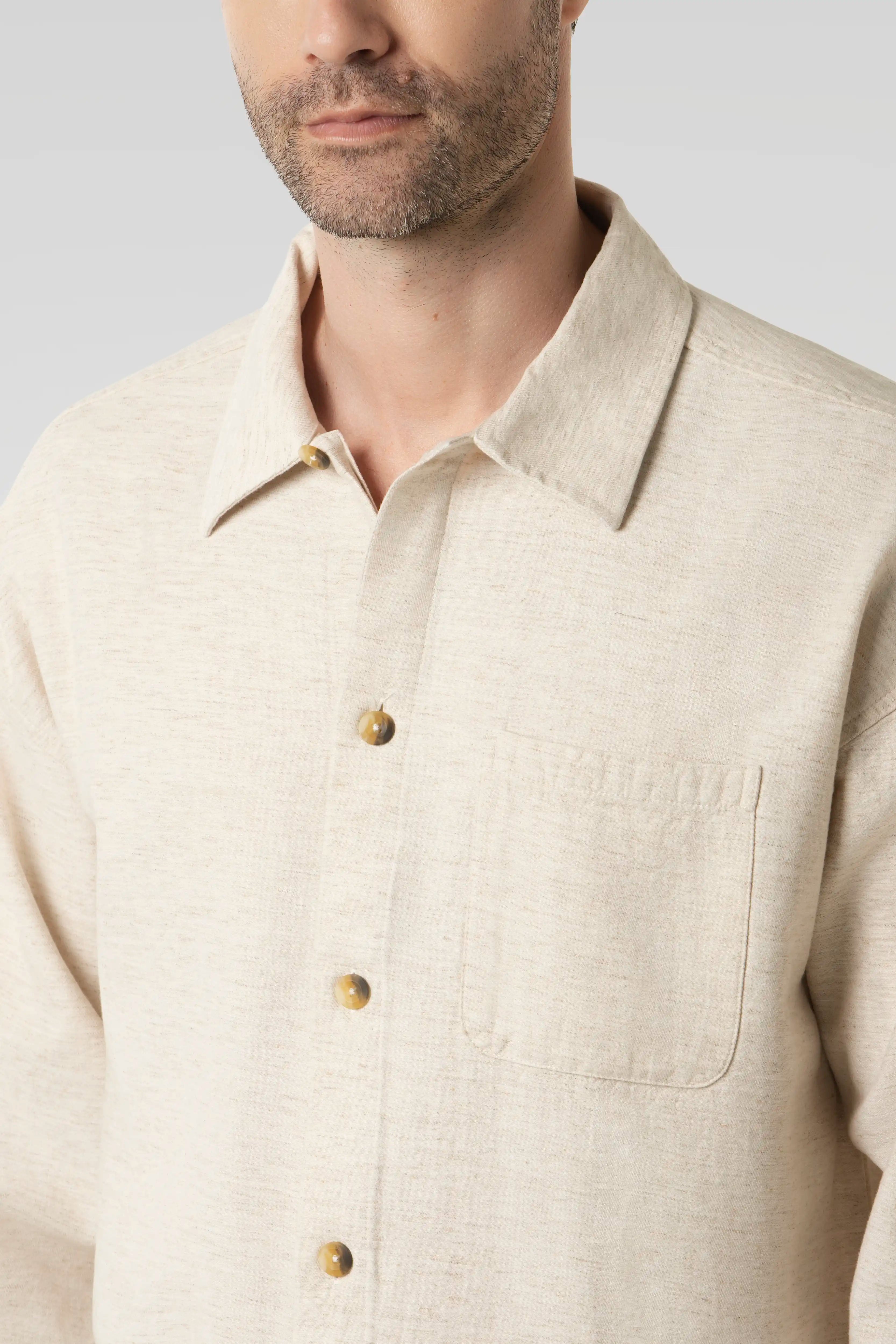 CHAQUETA TRUCKER COLOR IVORY
