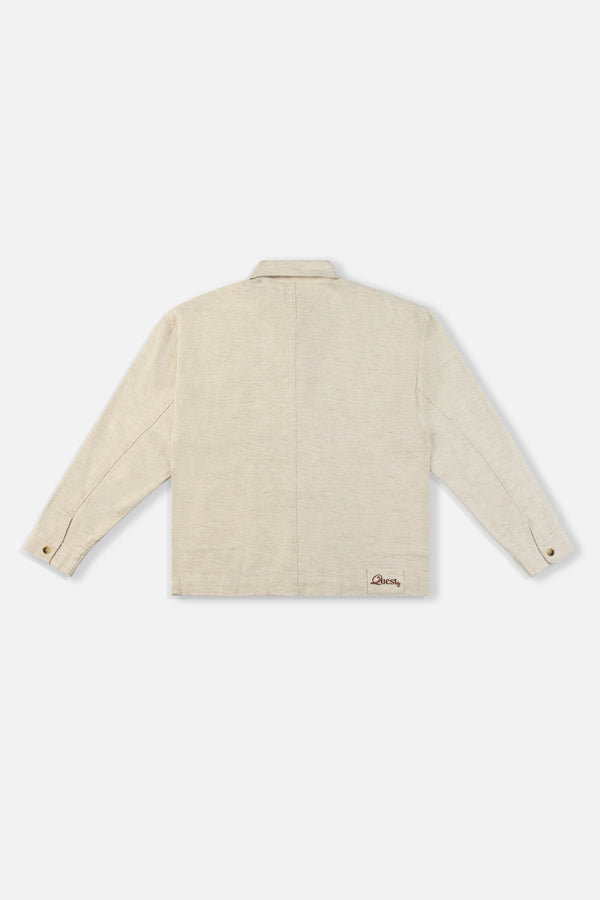 CHAQUETA TRUCKER COLOR IVORY
