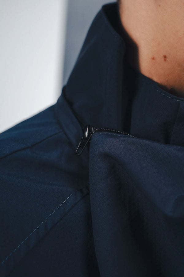CHAQUETA ACOLCHADA COLOR AZUL OSCURO