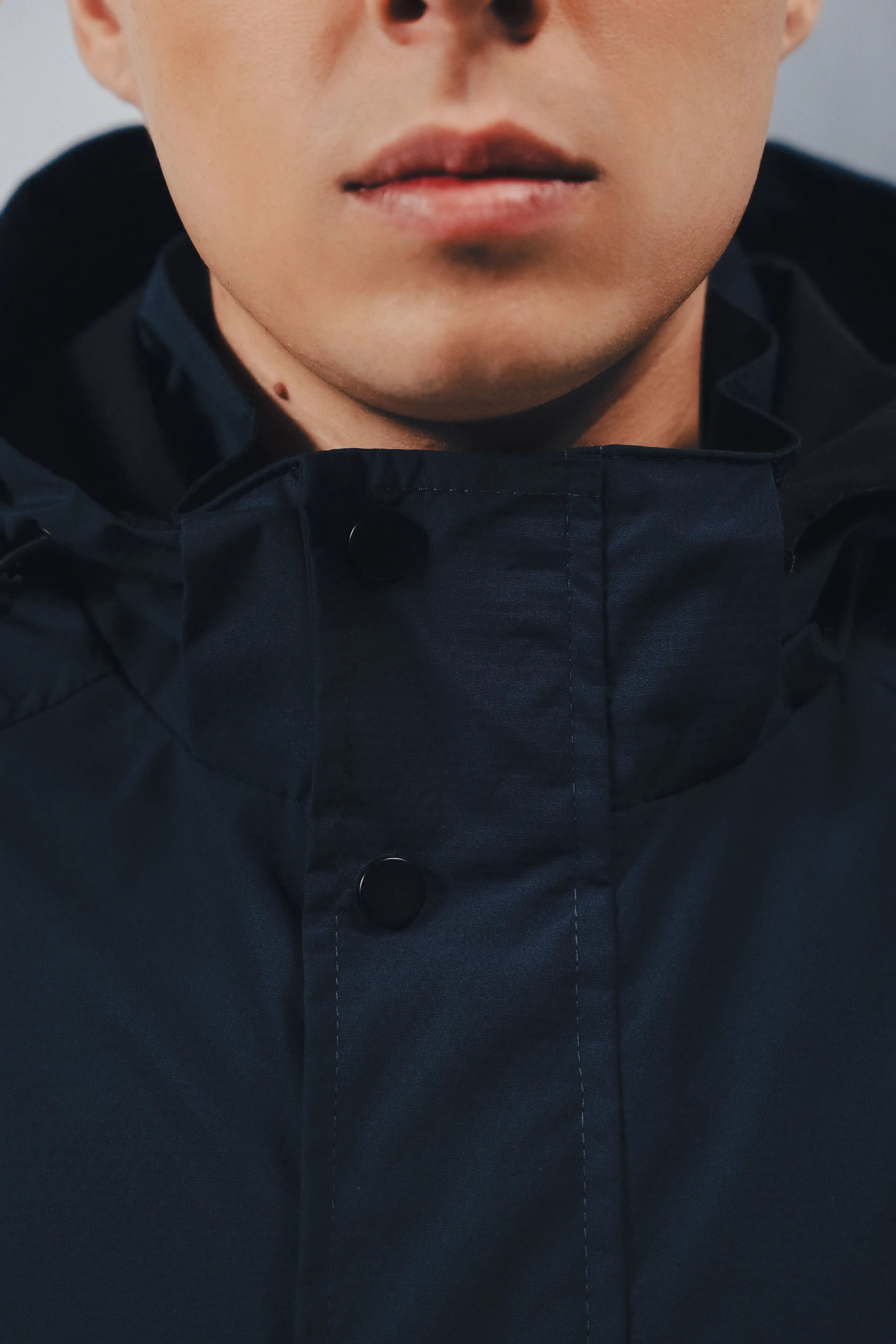 CHAQUETA ACOLCHADA COLOR AZUL OSCURO