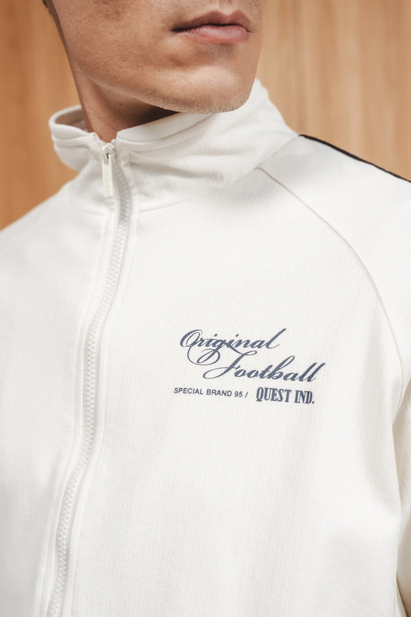 CHAQUETA BOMBER COLOR IVORY