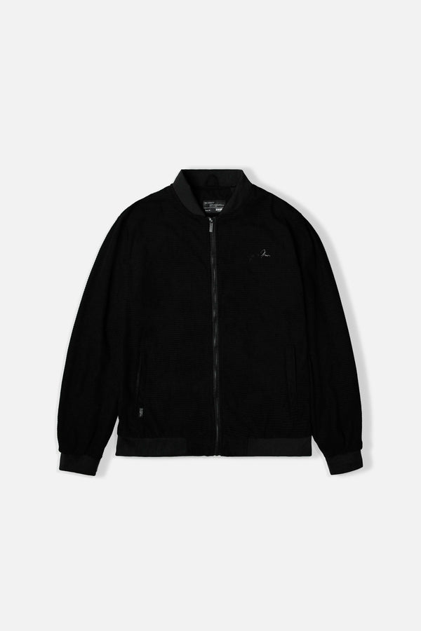 CHAQUETA BOMBER COLOR NEGRO