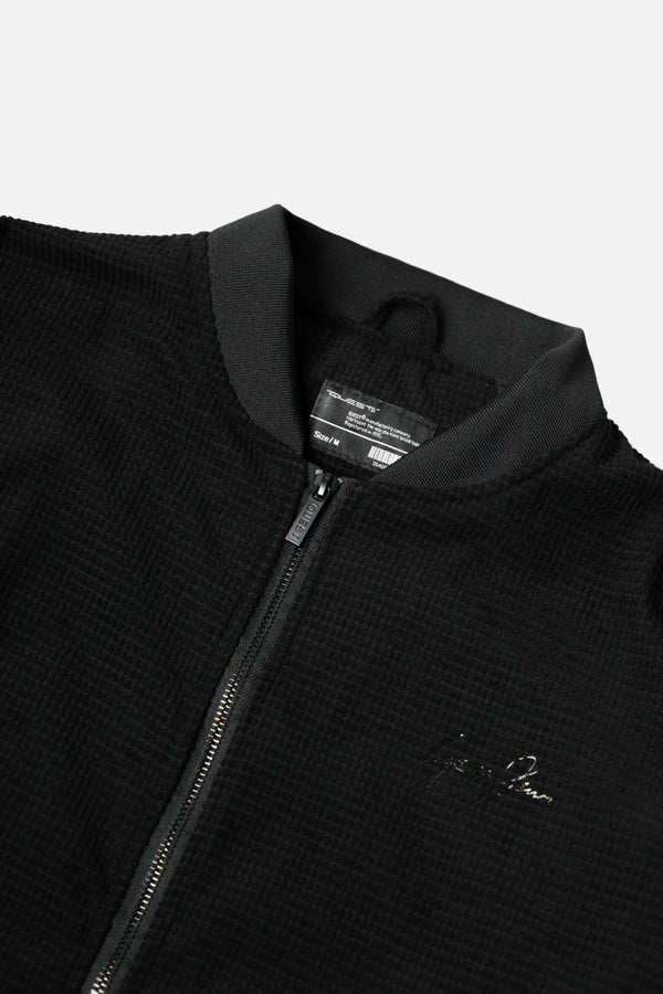 CHAQUETA BOMBER COLOR NEGRO