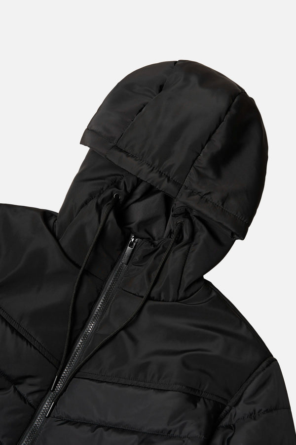 CHAQUETA ACOLCHADA COLOR NEGRO
