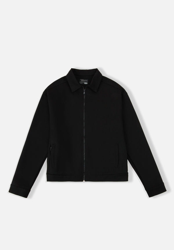 CHAQUETA BOMBER COLOR NEGRO