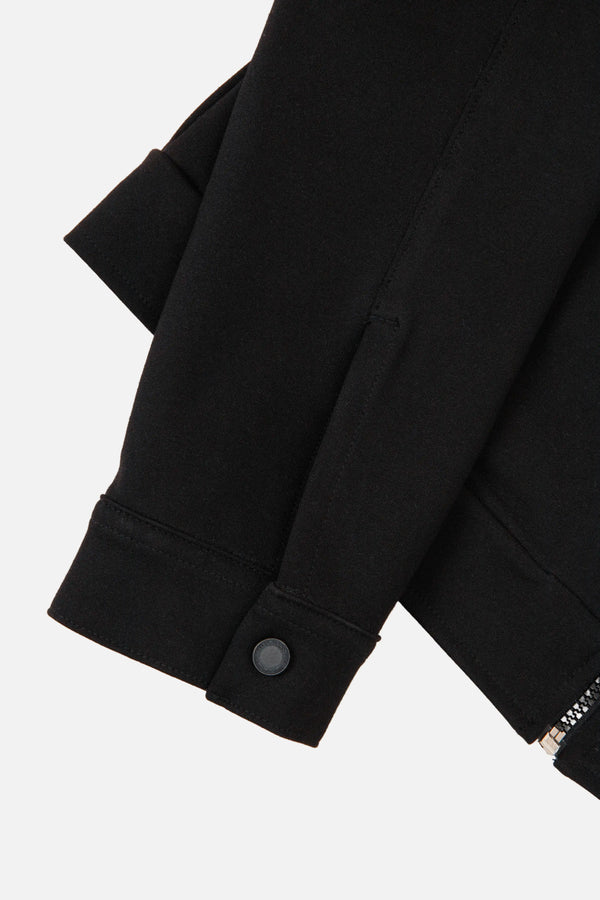 CHAQUETA BOMBER COLOR NEGRO