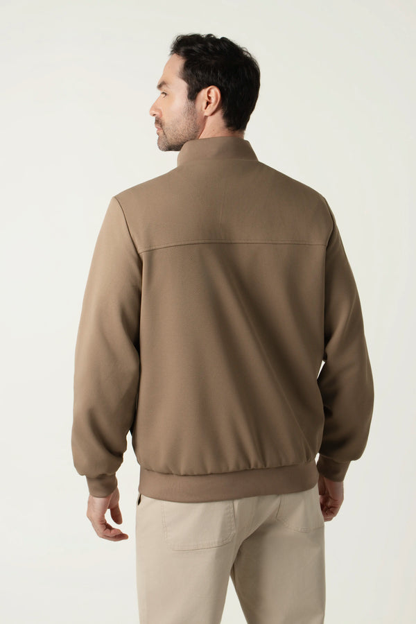 CHAQUETA BOMBER COLOR SAFARI