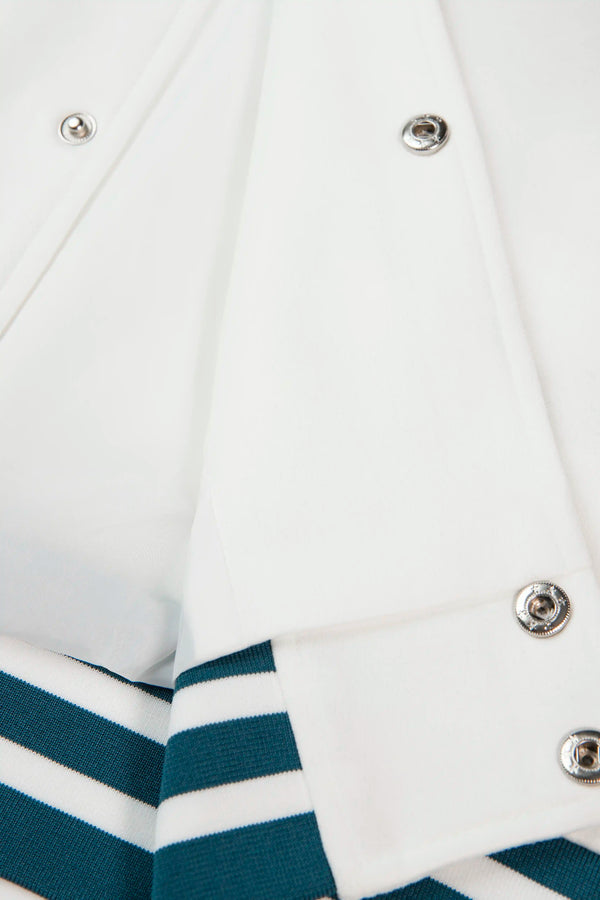 CHAQUETA BOMBER COLOR IVORY