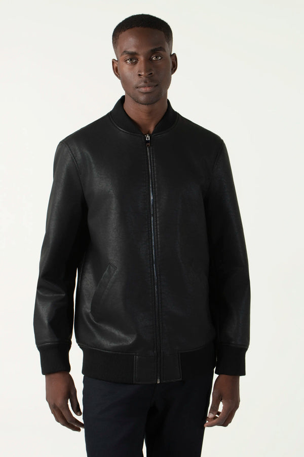 CHAQUETA BIKER COLOR NEGRO