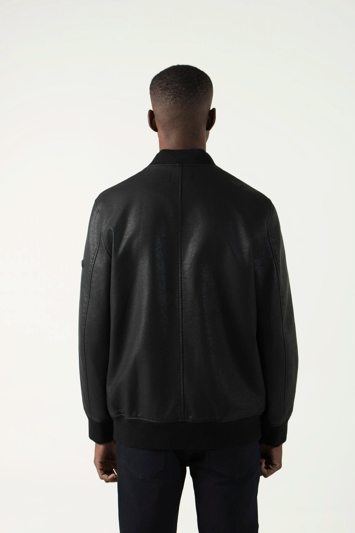 CHAQUETA BIKER COLOR NEGRO