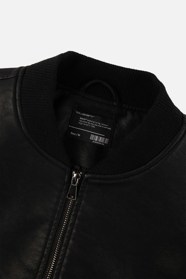 CHAQUETA BIKER COLOR NEGRO