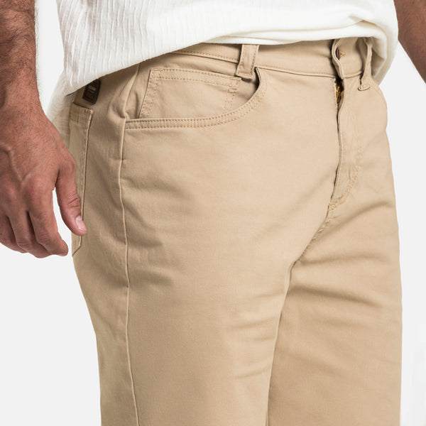 BERMUDA 5 BOLSILLOS COLOR BEIGE